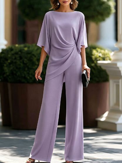 Gabriela | Completo di Blusa Drapeada e Pantaloni Ancho