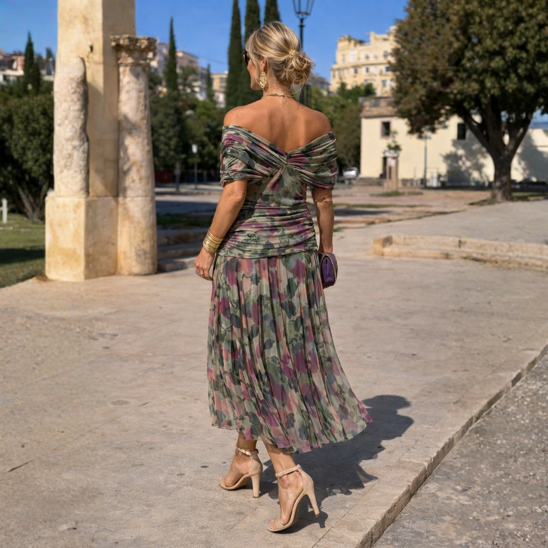 Lydia | Abito Maxi Off Shoulder
