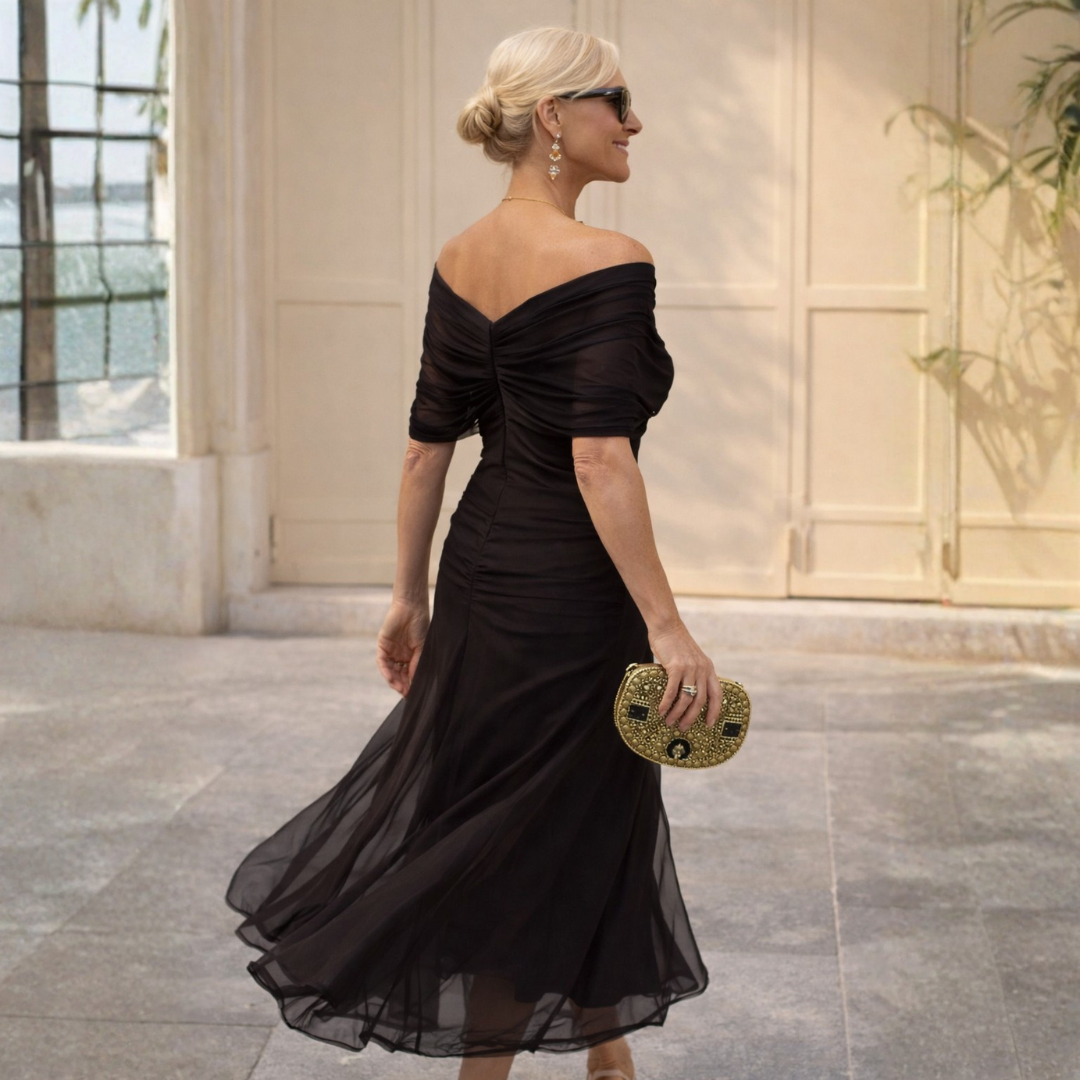 Lydia | Abito Maxi Off Shoulder