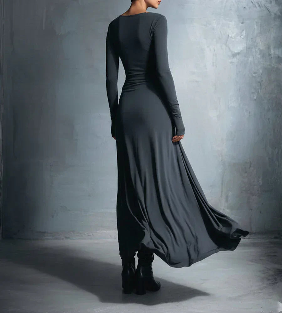 Naiara ❘ Abito maxi con nudo lateral
