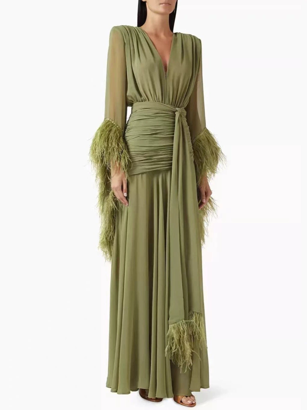Aurora | Abito elegante a maniche lunghe | Alessia Velluti