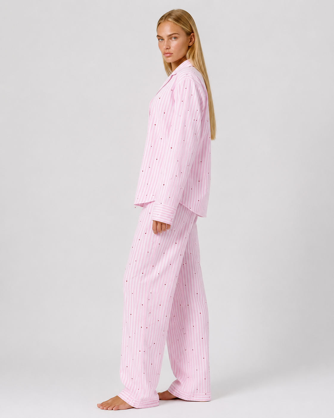 Completo di Pijama a Rayas Sweetheart