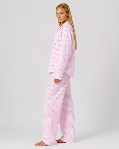 Completo di Pijama a Rayas Sweetheart