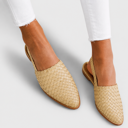 Simone | Mocassini Intrecciati Slingback