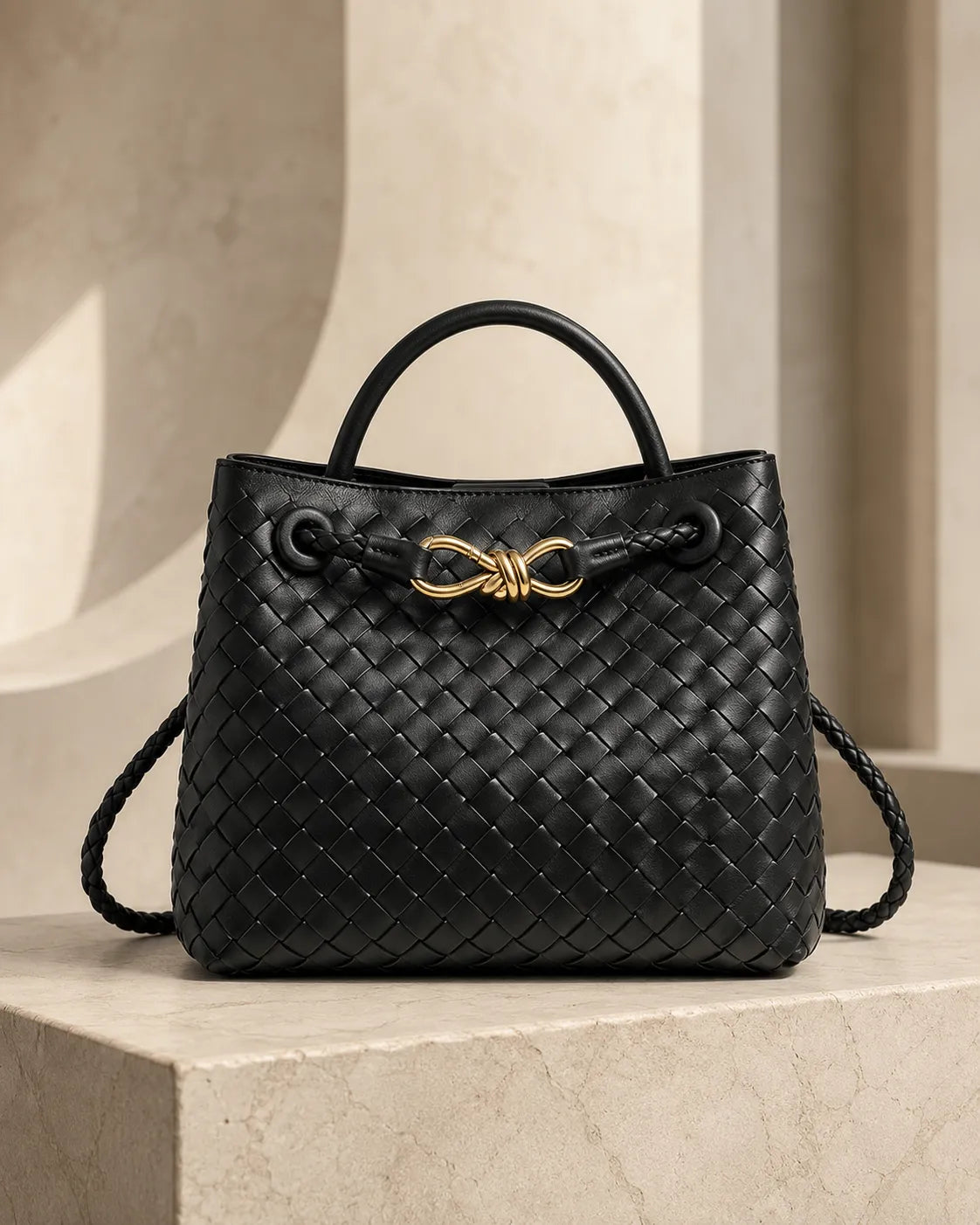Inaya | Borsa a Mano Intrecciata