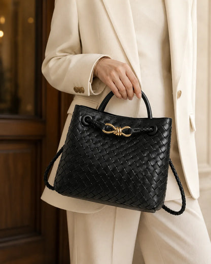 Inaya | Borsa a Mano Intrecciata