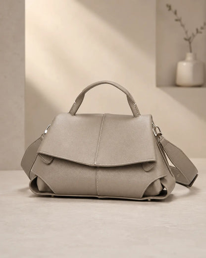 Runa | Borsa Satchel a Pieghe Scolpite