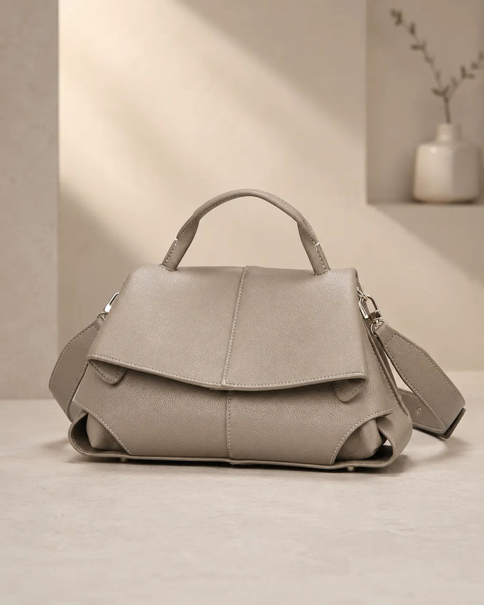 Runa | Borsa Satchel a Pieghe Scolpite