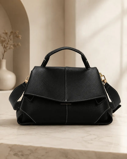Runa | Borsa Satchel a Pieghe Scolpite