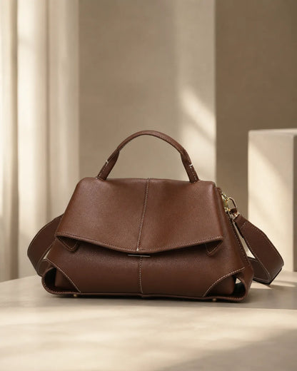 Runa | Borsa Satchel a Pieghe Scolpite