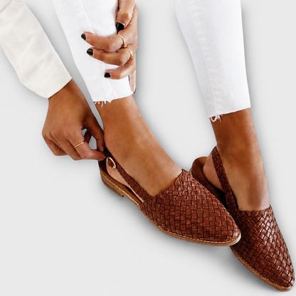 Simone | Mocassini Intrecciati Slingback