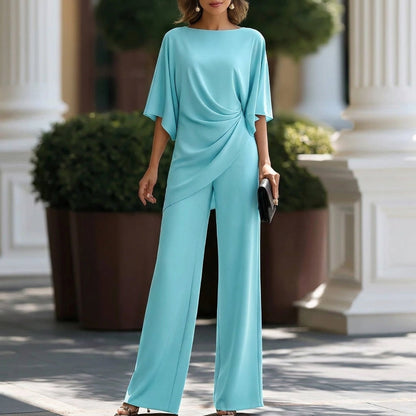 Gabriela | Completo di Blusa Drapeada e Pantaloni Ancho