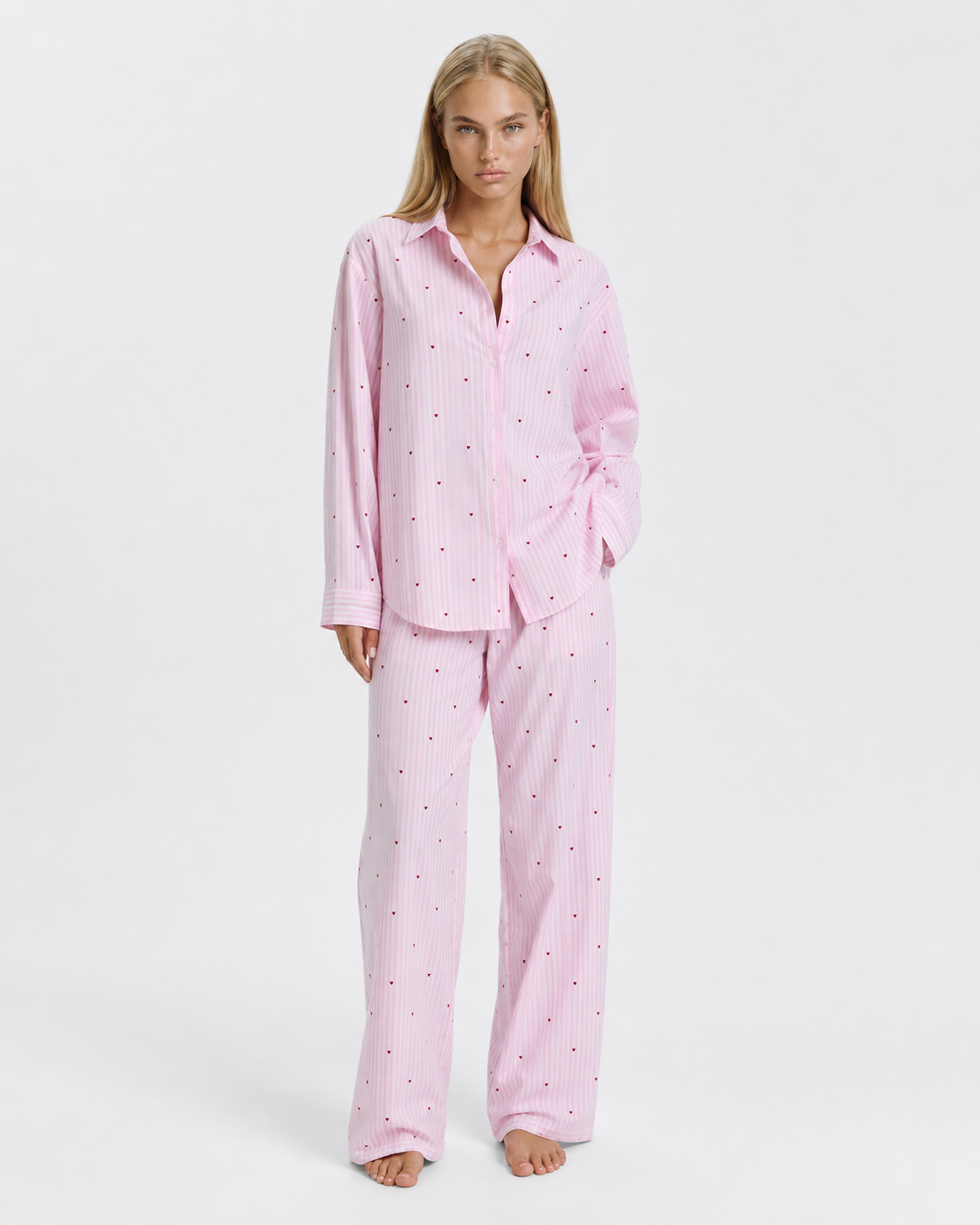 Completo di Pijama a Rayas Sweetheart