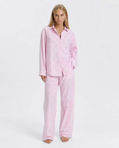 Completo di Pijama a Rayas Sweetheart