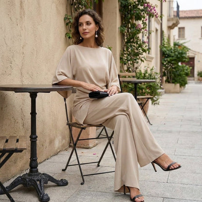 Gabriela | Completo di Blusa Drapeada e Pantaloni Ancho