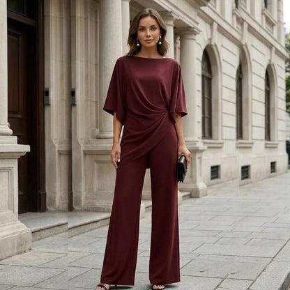 Gabriela | Completo di Blusa Drapeada e Pantaloni Ancho