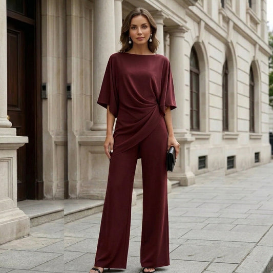 Gabriela | Completo di Blusa Drapeada e Pantaloni Ancho