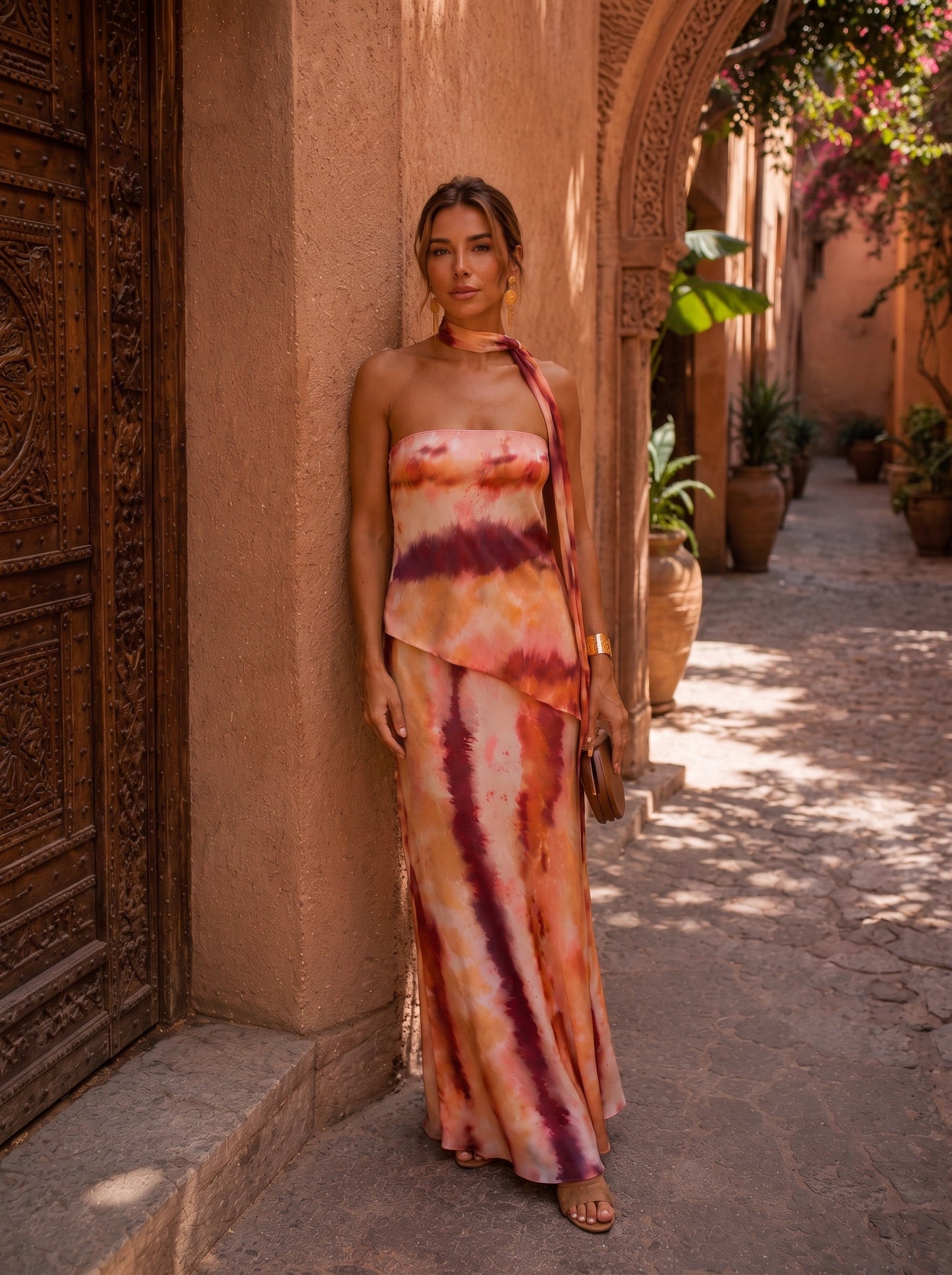 ISABEL | ABITO LUNGO STAMPATO