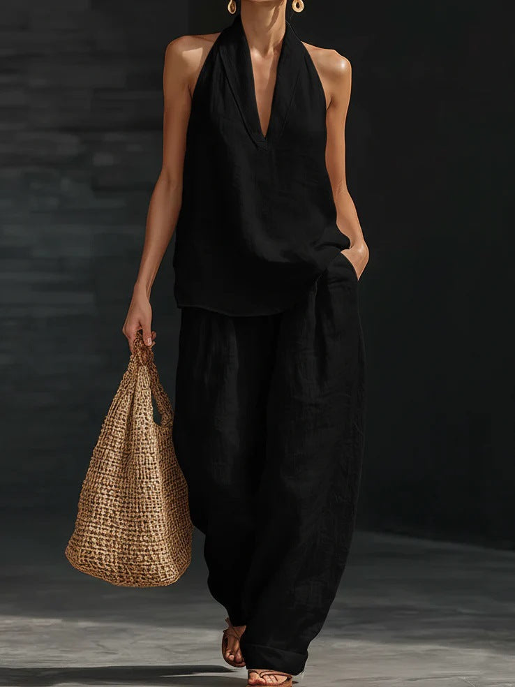 Zoë™ – Ensemble senza maniche et pantaloni large