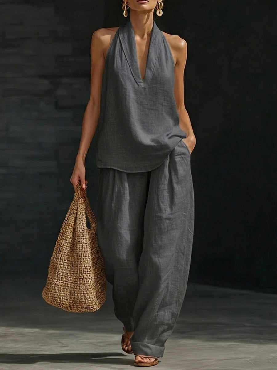 Zoë™ – Ensemble senza maniche et pantaloni large
