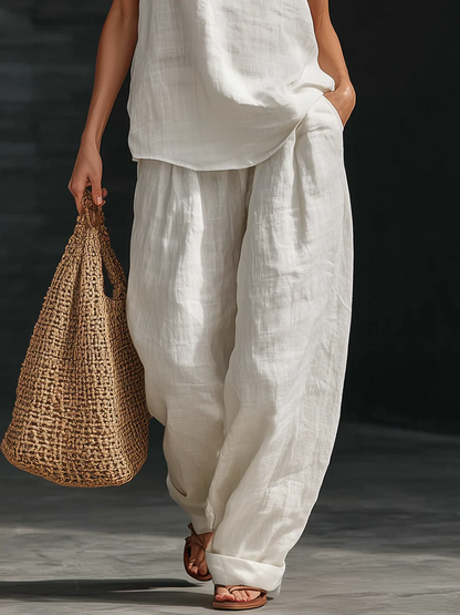 Zoë™ – Ensemble senza maniche et pantaloni large