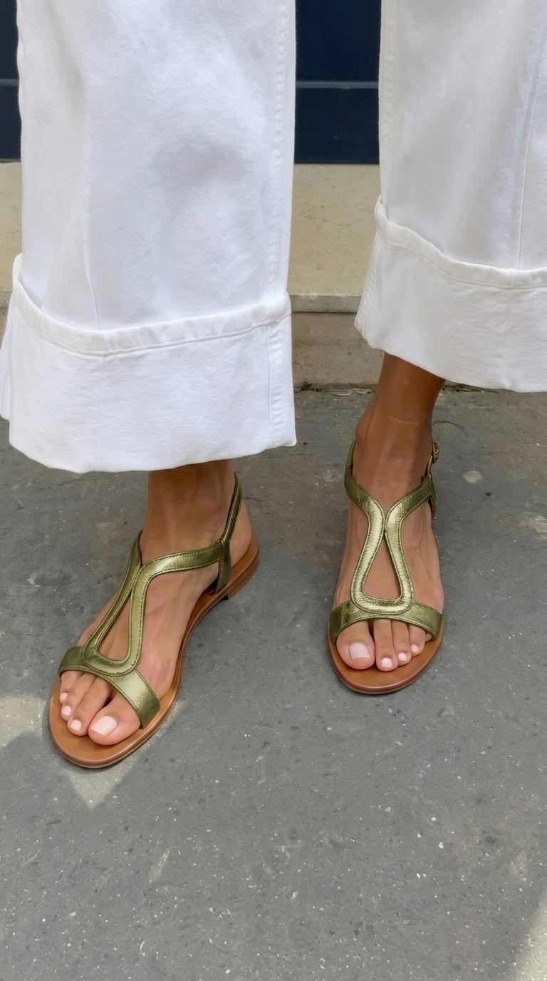 Ludovica | Sandali Bassi Slingback per l'Estate