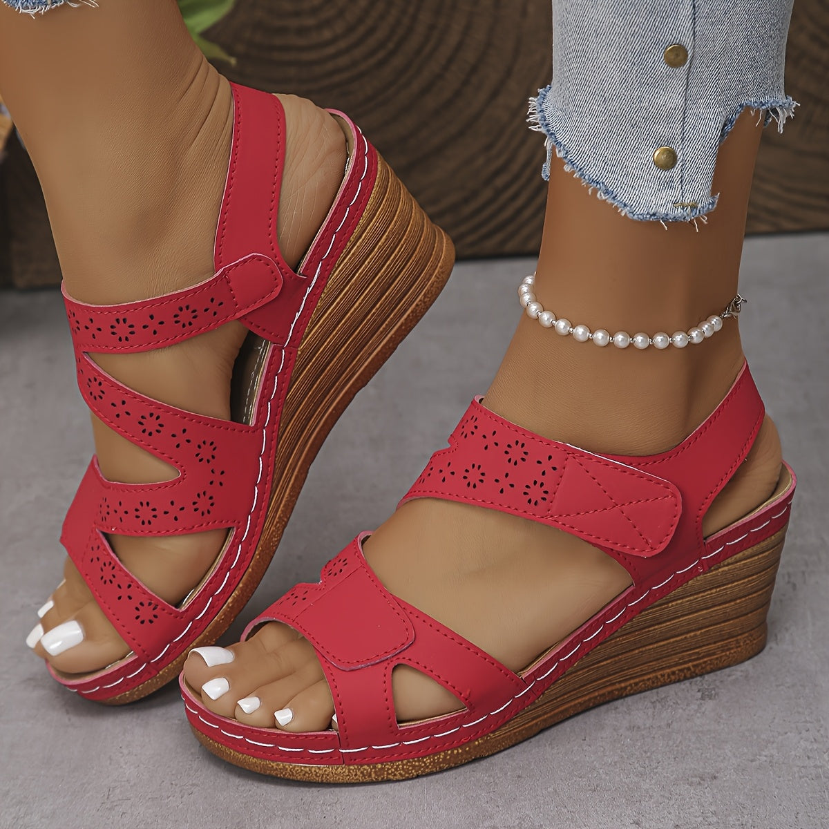Prudy | Sandali con Zeppa Imbottiti