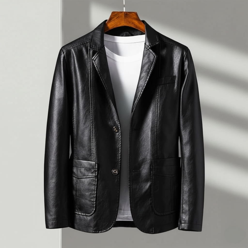 Nikolai | Blazer da uomo con finitura liscia | Alessia Velluti