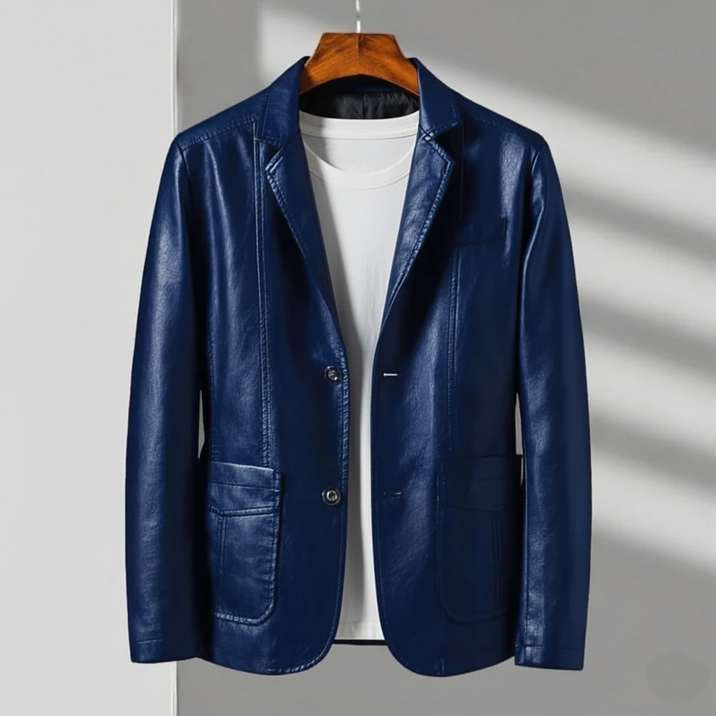 Nikolai | Blazer da uomo con finitura liscia | Alessia Velluti