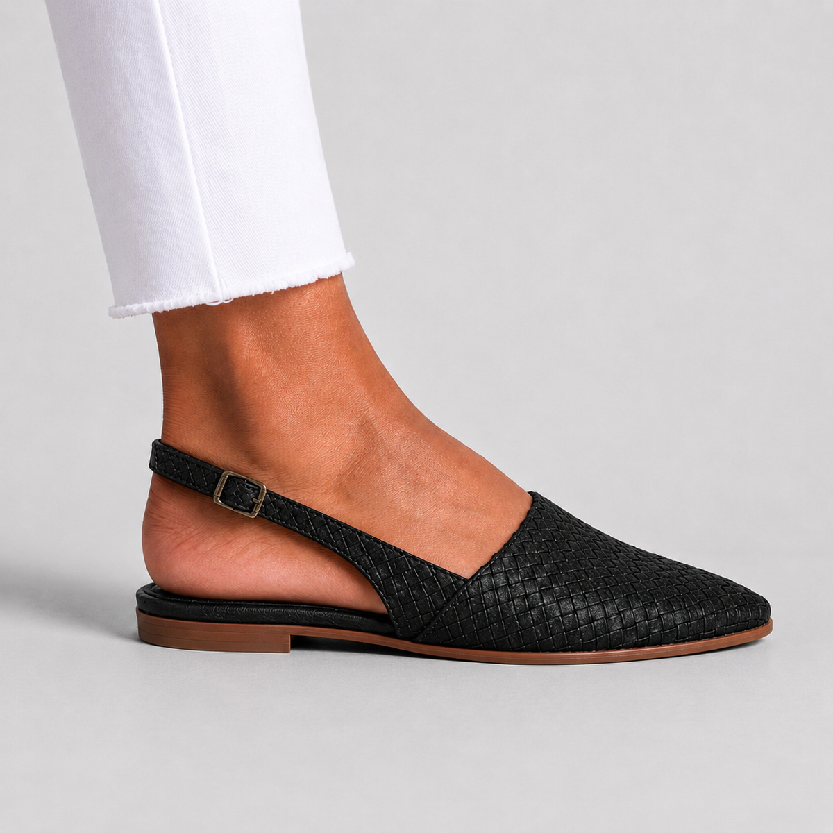 Simone | Mocassini Intrecciati Slingback