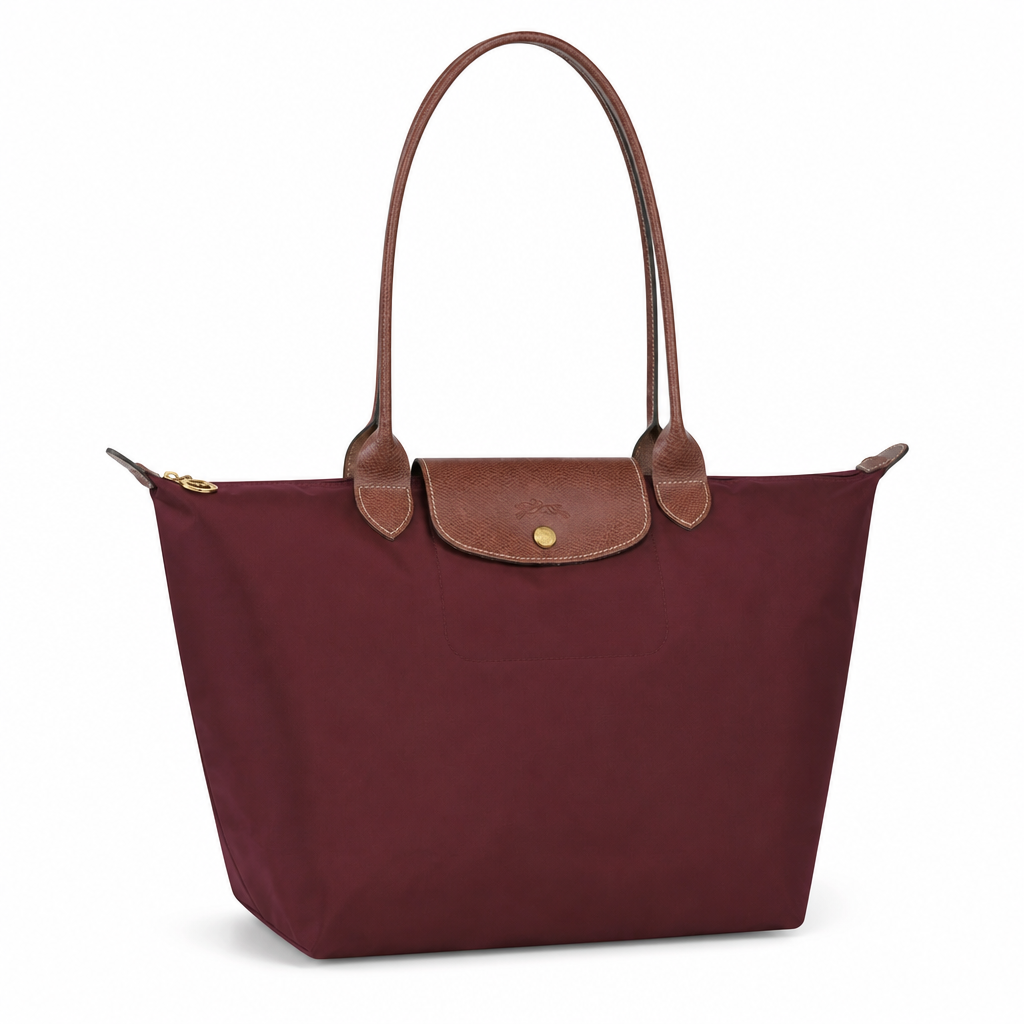 Borsa tote grande bordeaux - Alessia Velluti