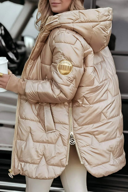 Cappotto trapuntato con cappuccio - Alessia Velluti