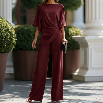Gabriela | Completo di Blusa Drapeada e Pantaloni Ancho